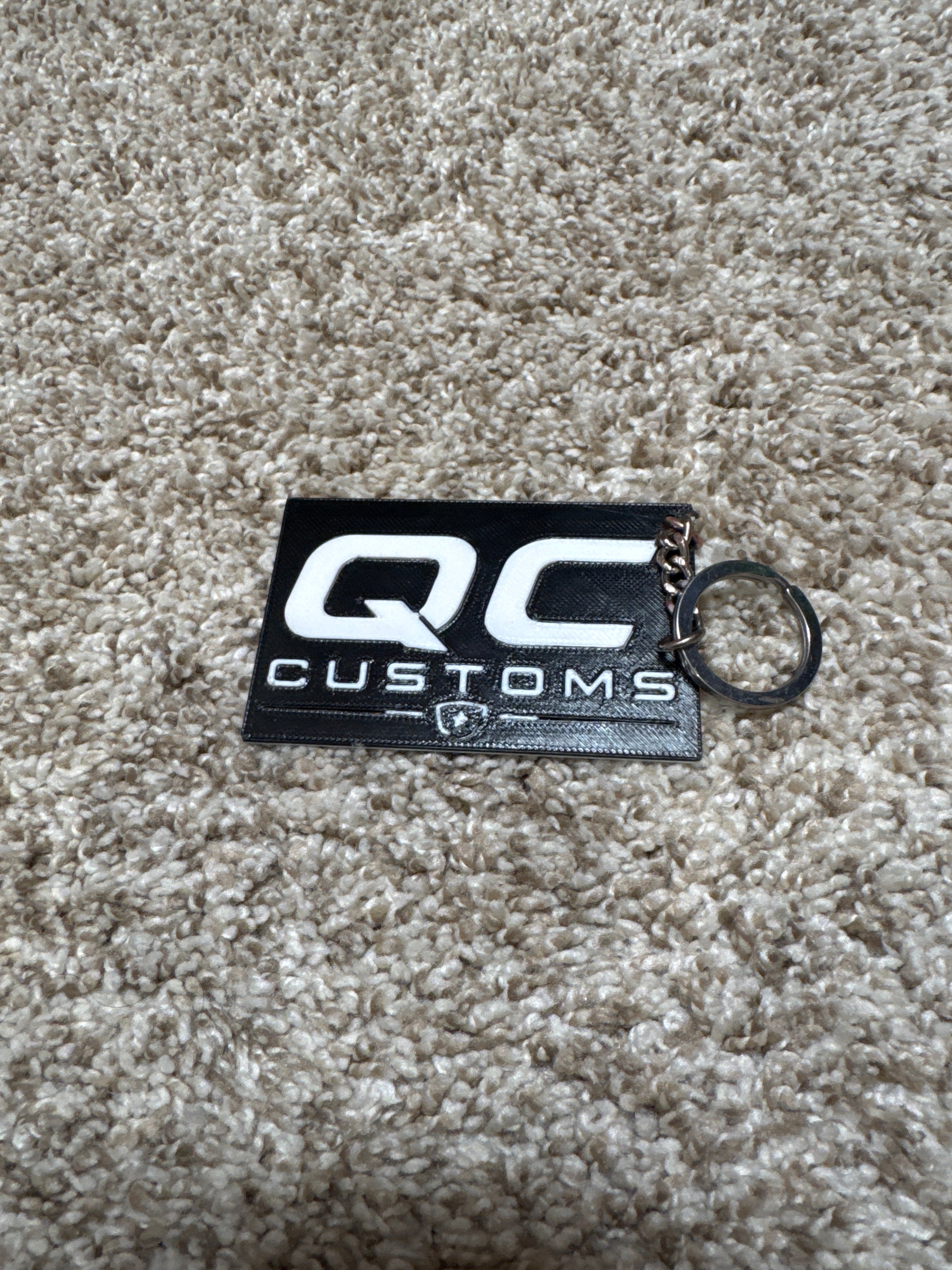 QC customs key chain