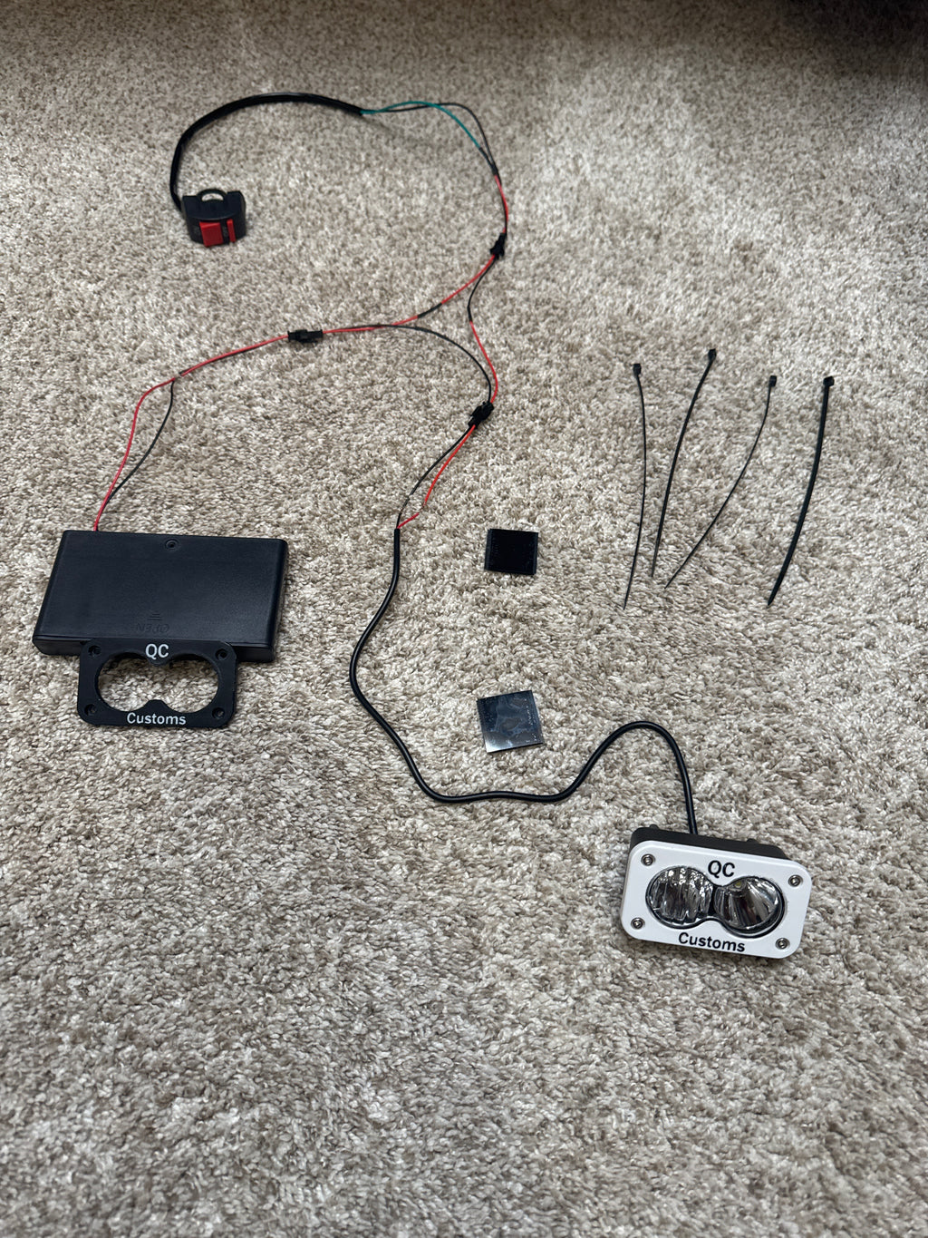 Battery powered Baja light for any bike